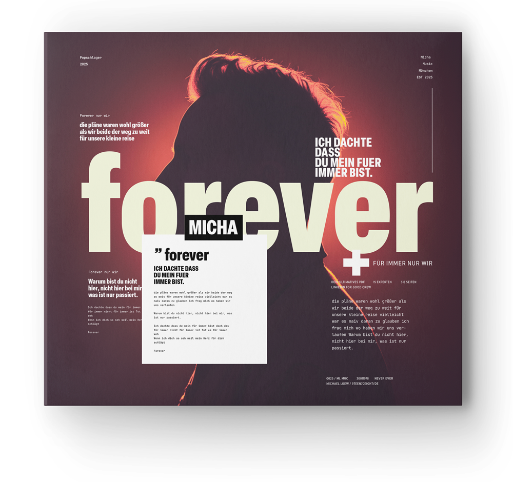 Micha. Singlecover Forever
