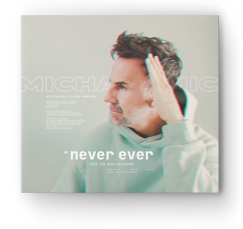 Micha. Singelcover Never ever