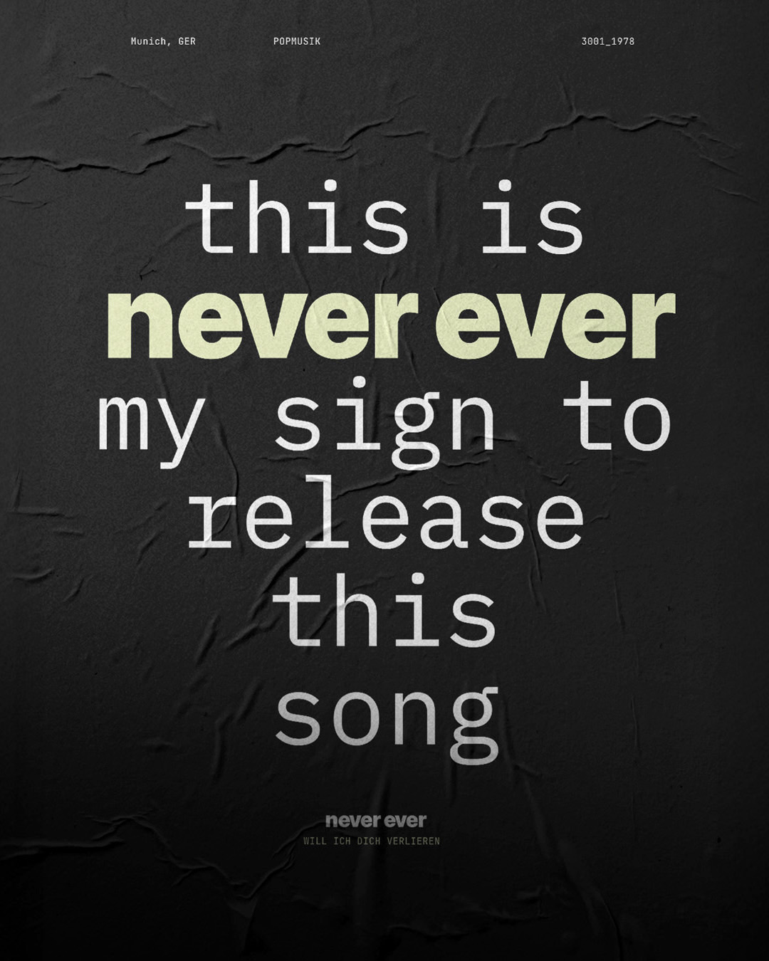 Micha. Michael Loew. Never ever song