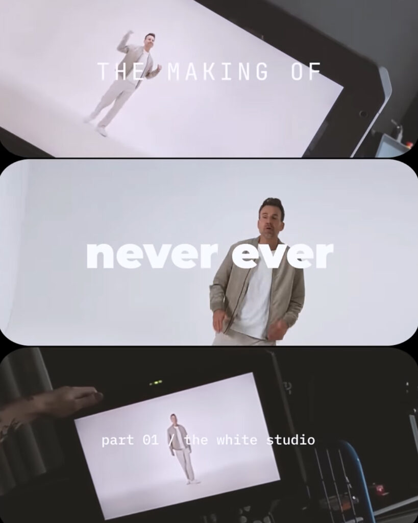 Michael Loew. Making of Never Ever. White Studio. Get Flashed Media