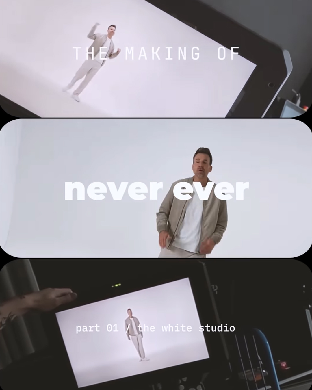 Michael Loew. Making of Never Ever. White Studio. Get Flashed Media