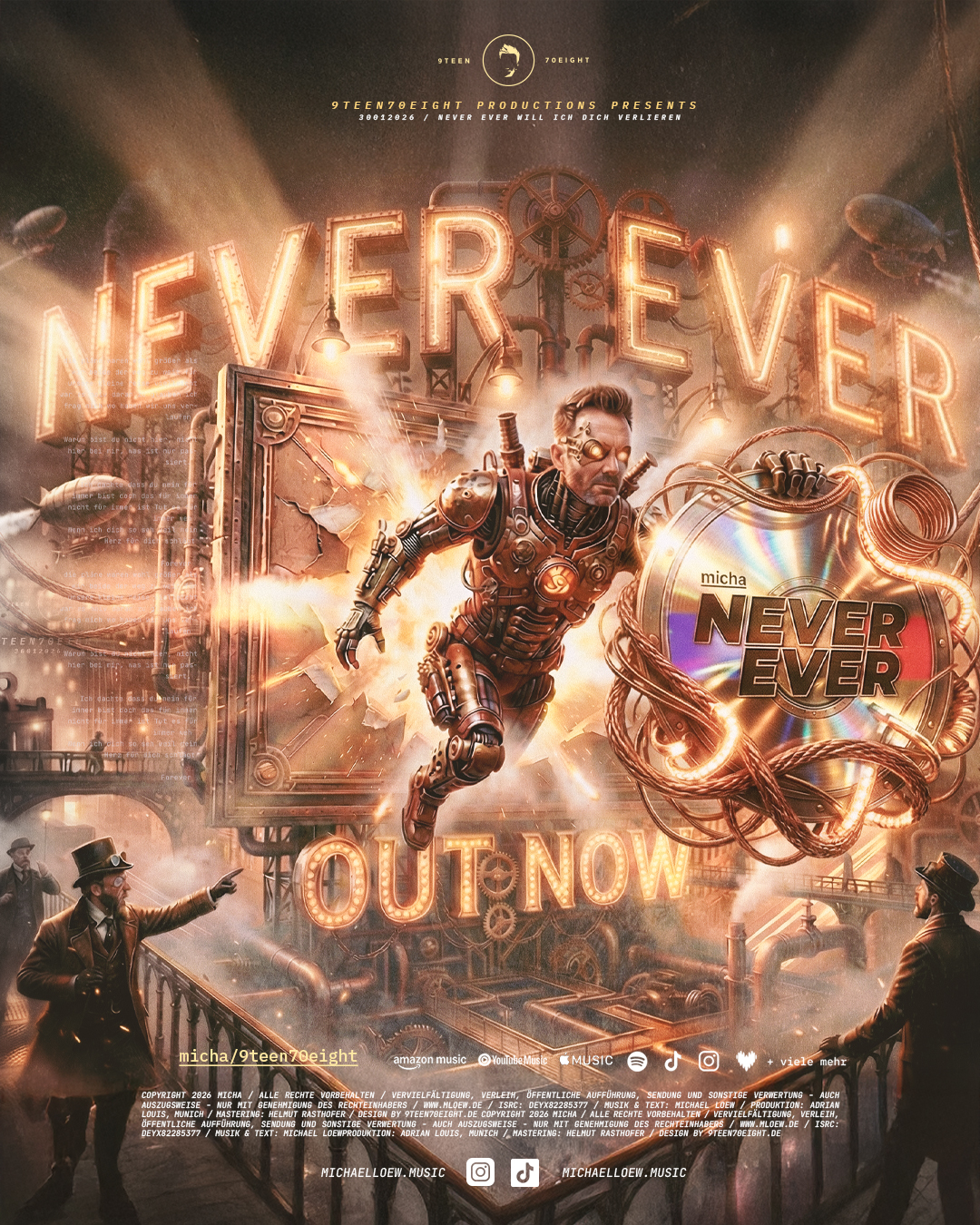 Micha. Never Ever (will ich dich verlieren) out now